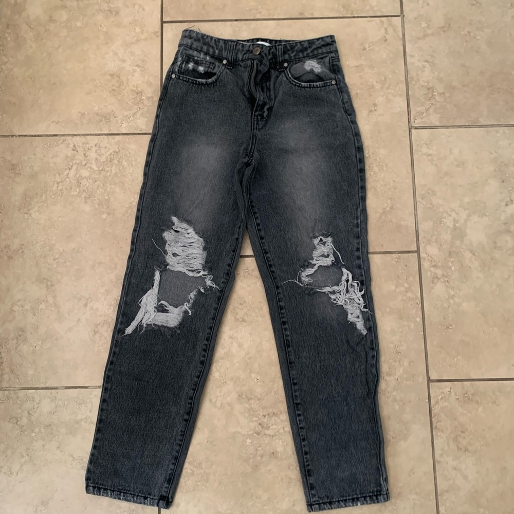 Black Ripped Jeans